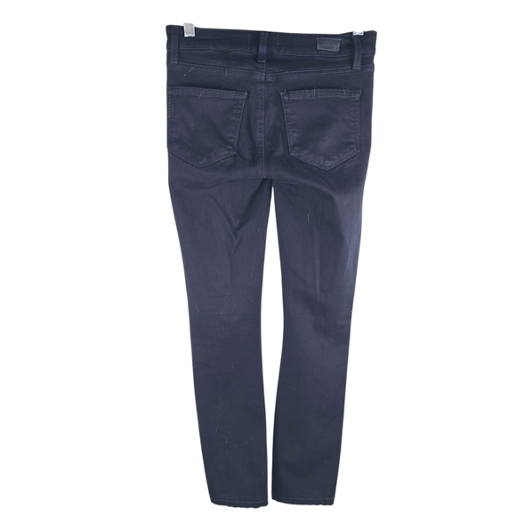 PAIGE Verdugo Black Ultra Skinny Jeans In 25 - Picture 3 of 10